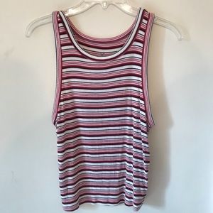 American Eagle basic striped tank. NWOT!